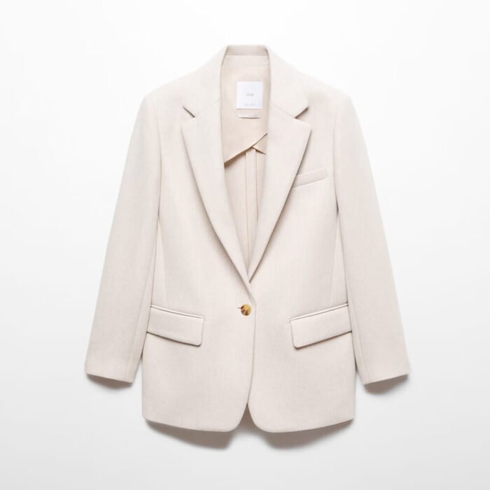 Structured wool blazer