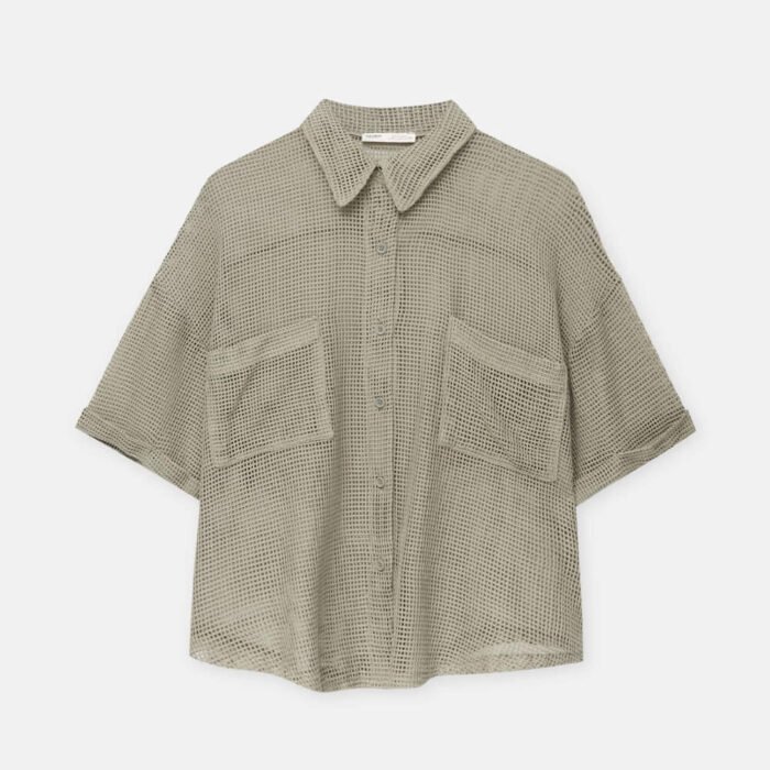 Short sleeve mesh shirt